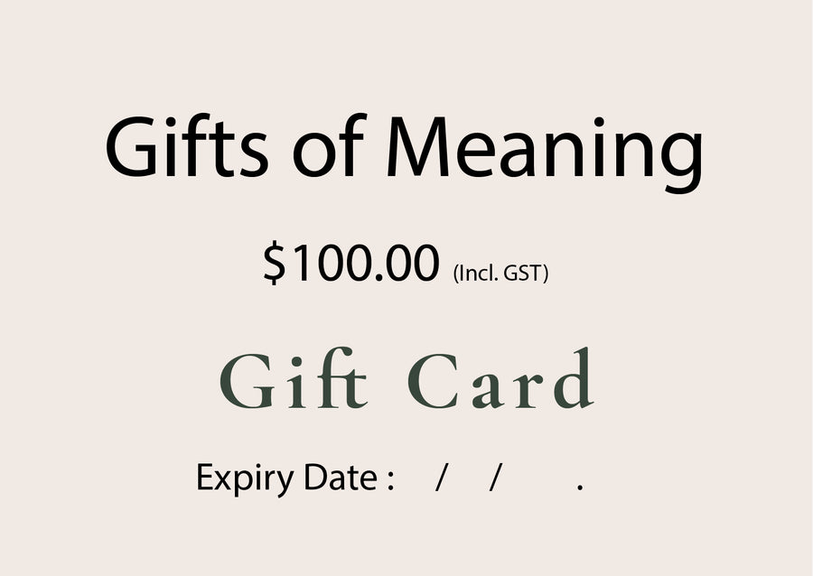 Gifts of Meaning - Gift Card