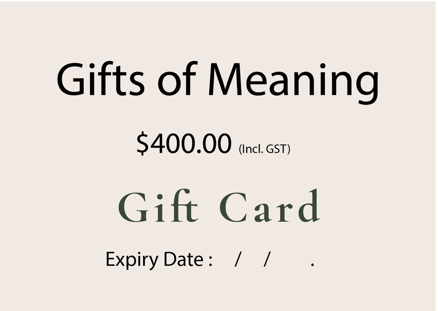 Gifts of Meaning - Gift Card