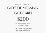 Word Art - Gift Card