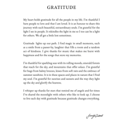 GRATITUDE PRINT - CLASSIC