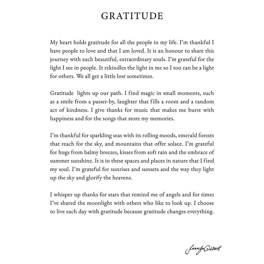 GRATITUDE PRINT - CLASSIC