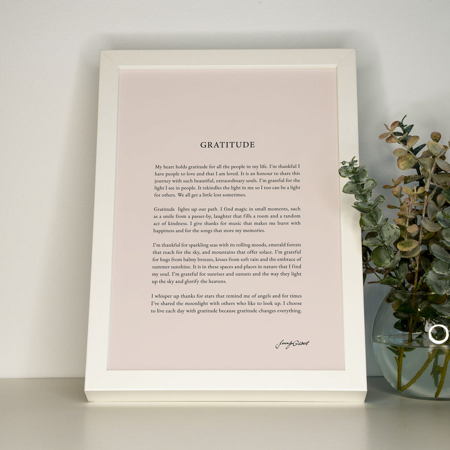 GRATITUDE PRINT - CLASSIC