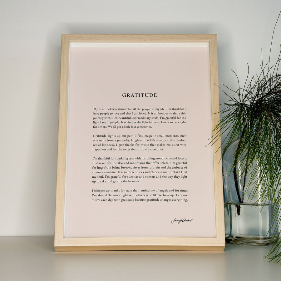 GRATITUDE PRINT - CLASSIC
