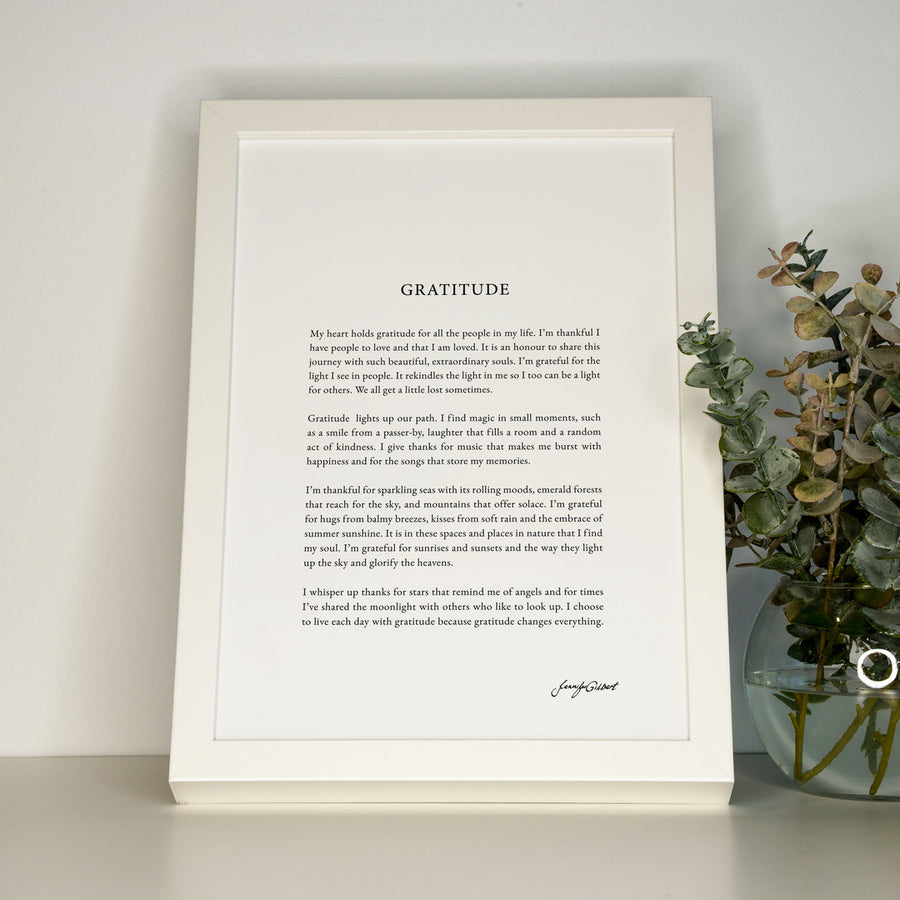 GRATITUDE PRINT - CLASSIC