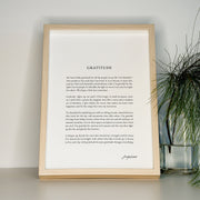 GRATITUDE PRINT - CLASSIC