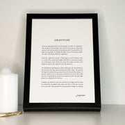 GRATITUDE PRINT - CLASSIC