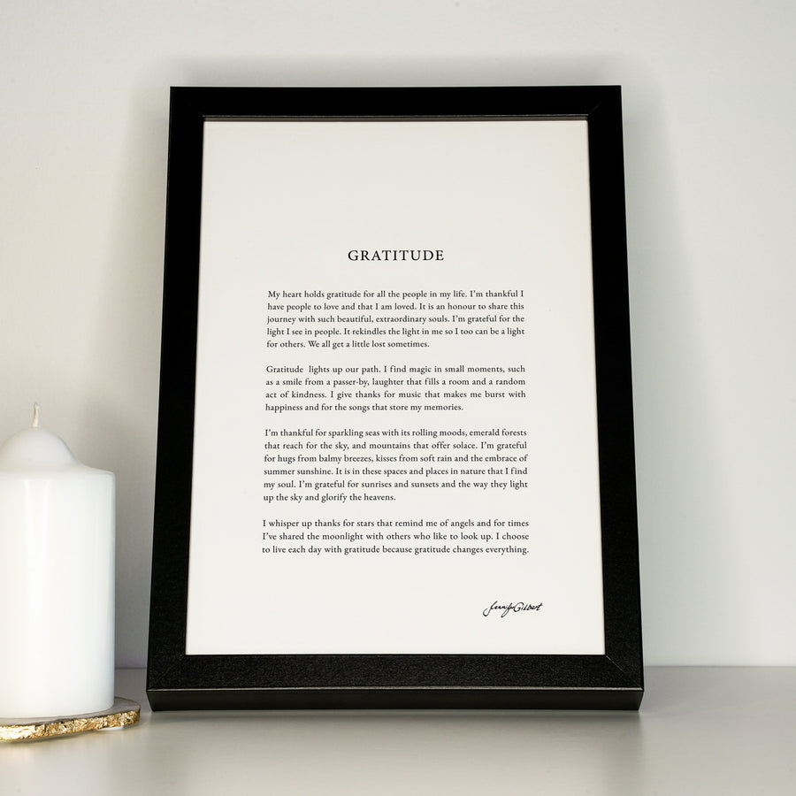 GRATITUDE PRINT - CLASSIC