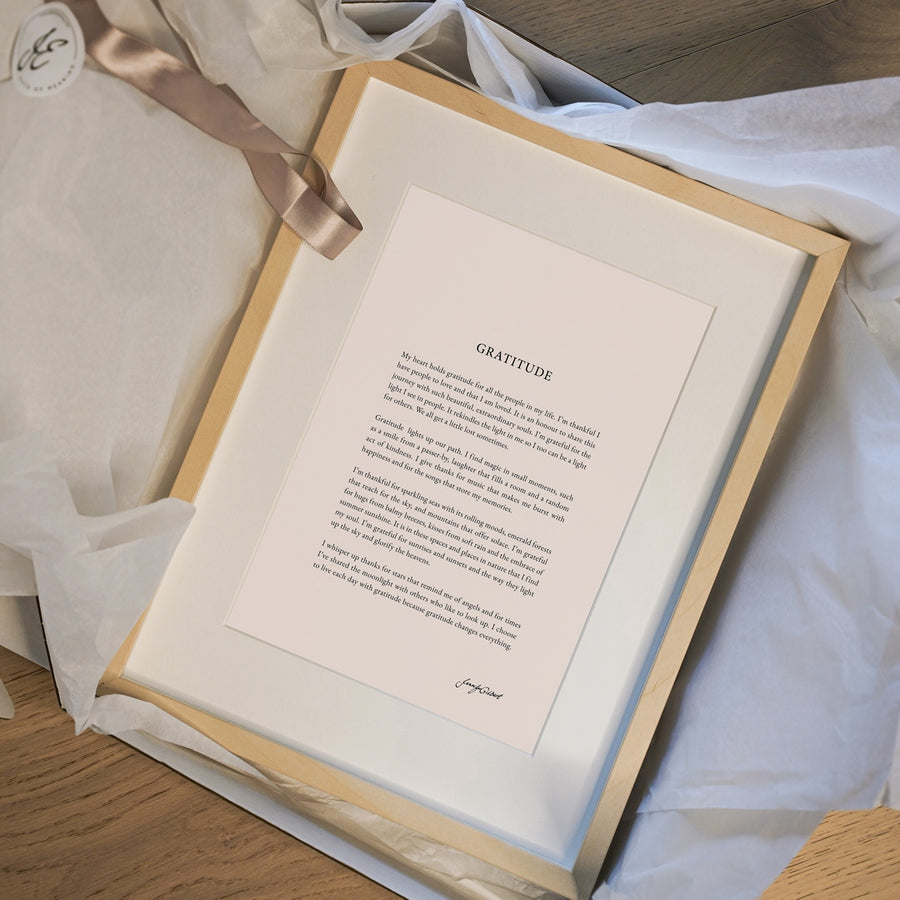 GRATITUDE PRINT - CLASSIC