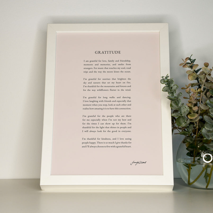 GRATITUDE PRINT - CONTEMPORARY