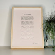 GRATITUDE PRINT - CONTEMPORARY