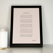 GRATITUDE PRINT - CONTEMPORARY