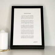 GRATITUDE PRINT - CONTEMPORARY