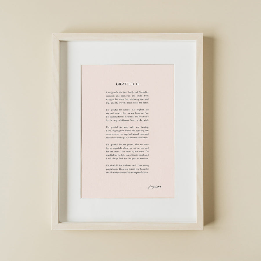 GRATITUDE PRINT - CONTEMPORARY