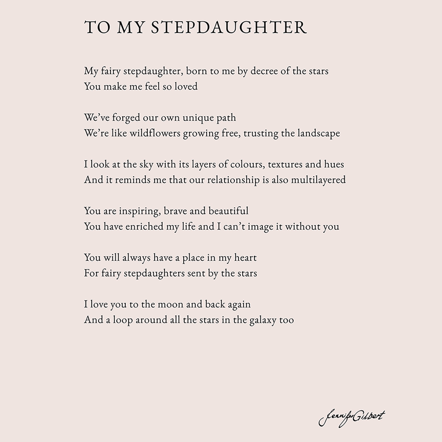 TO MY STEPDAUGHTER