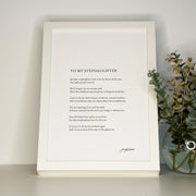 TO MY STEPDAUGHTER