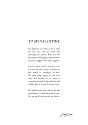 TO MY VALENTINE