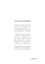 TO MY VALENTINE