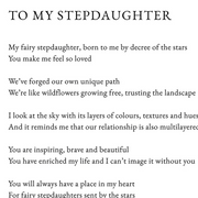 TO MY STEPDAUGHTER