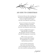 AN ODE TO CHRISTMAS