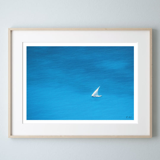 Sea Yacht Water Print 1