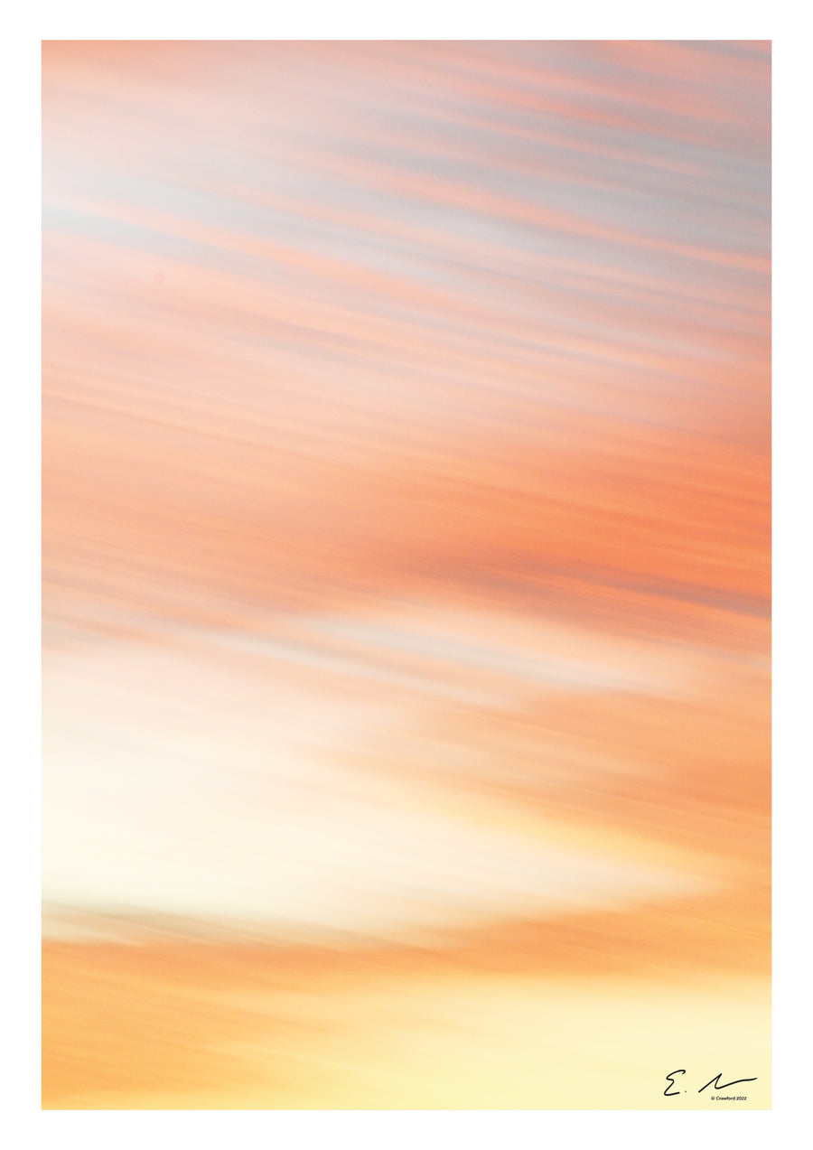 Sunset Abstract Swish Print 5