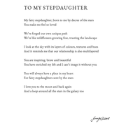 TO MY STEPDAUGHTER